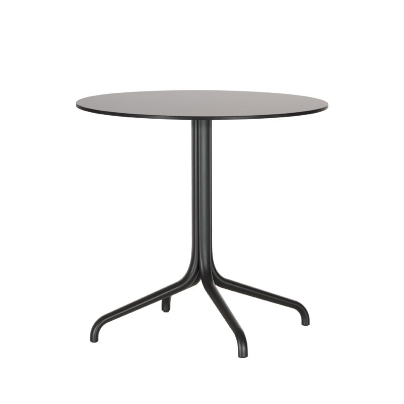 Table extérieur BELLEVILLE OUTDOOR Ø79 Noir VITRA