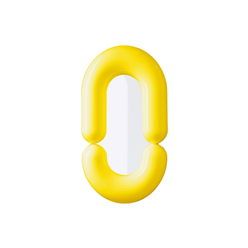 Miroir Miroir ZODIAC M Jaune MOUSTACHE