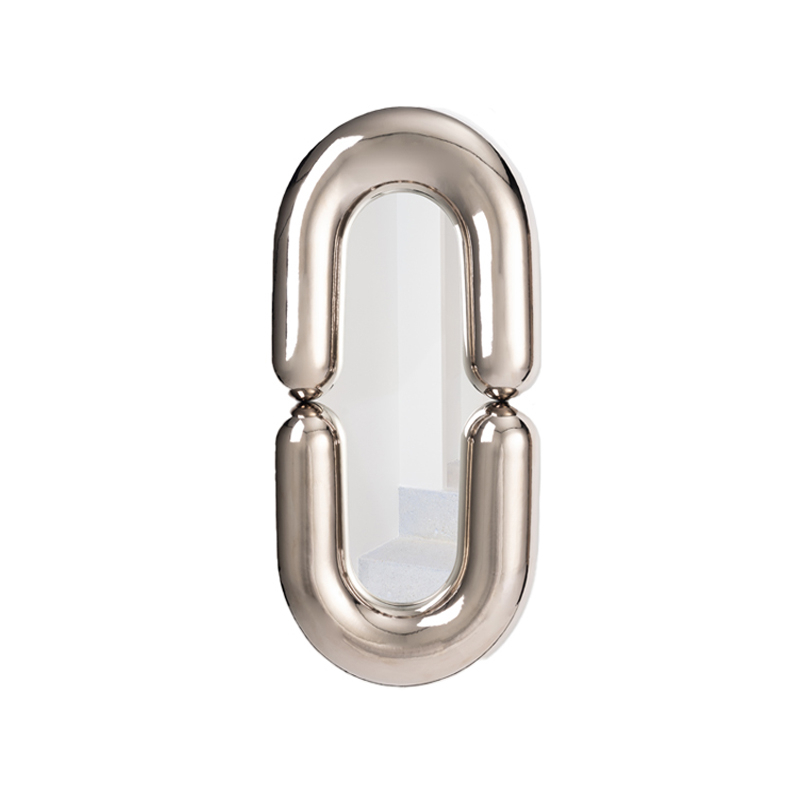 Miroir Miroir ZODIAC L Platine MOUSTACHE