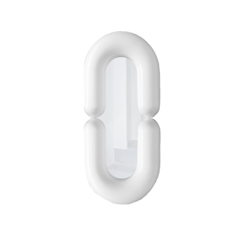 Miroir Miroir ZODIAC L Blanc MOUSTACHE