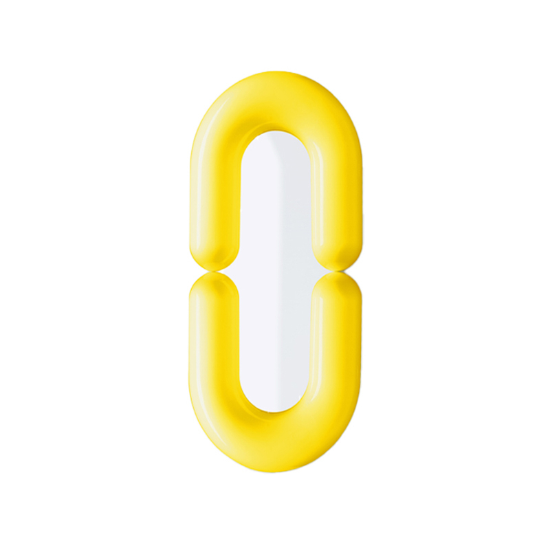 Miroir Miroir ZODIAC L Jaune MOUSTACHE