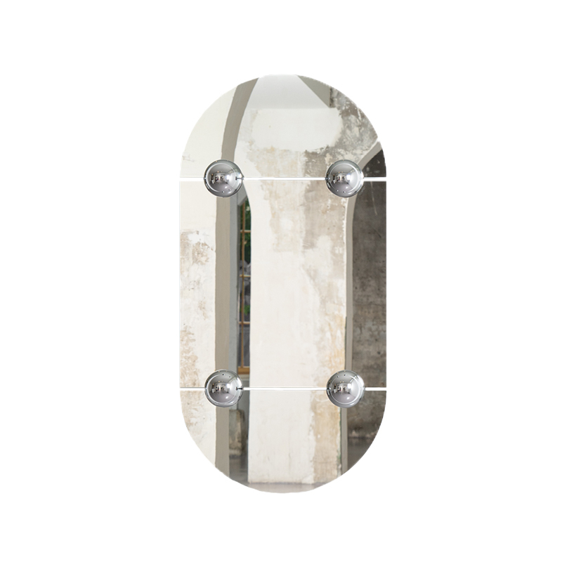 Miroir Miroir SPHERA OBLONG Argenté MOUSTACHE