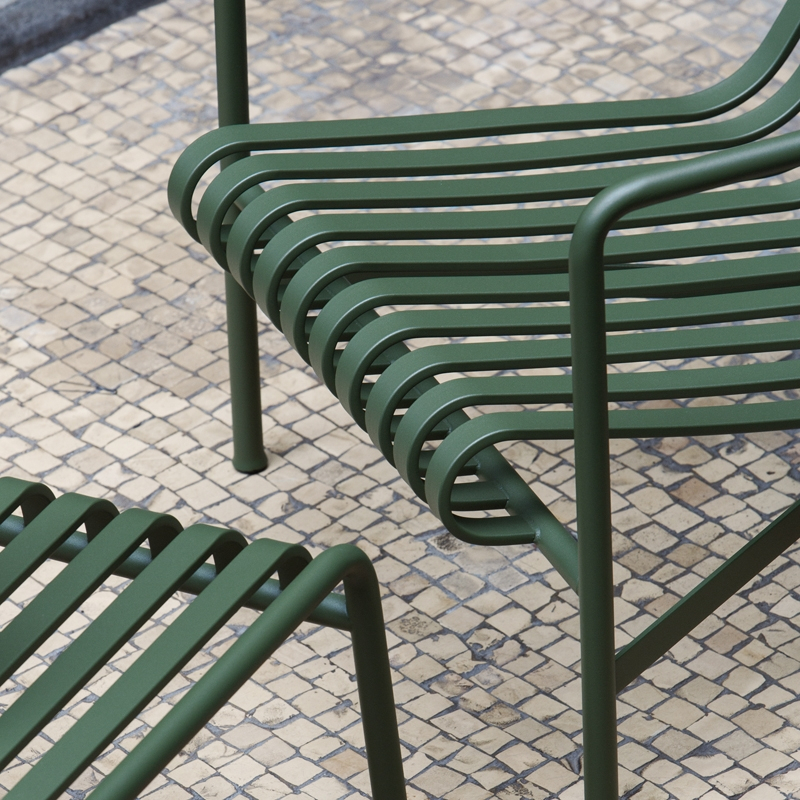 Pouf PALISSADE OTTOMAN Vert olive HAY