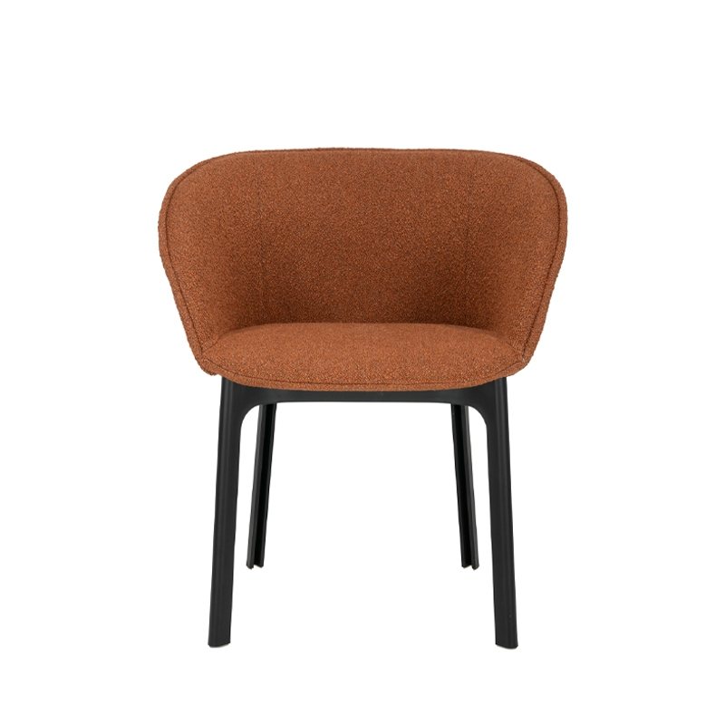 Chaise CHARLA Orsetto Orsetto rouge orangé KARTELL