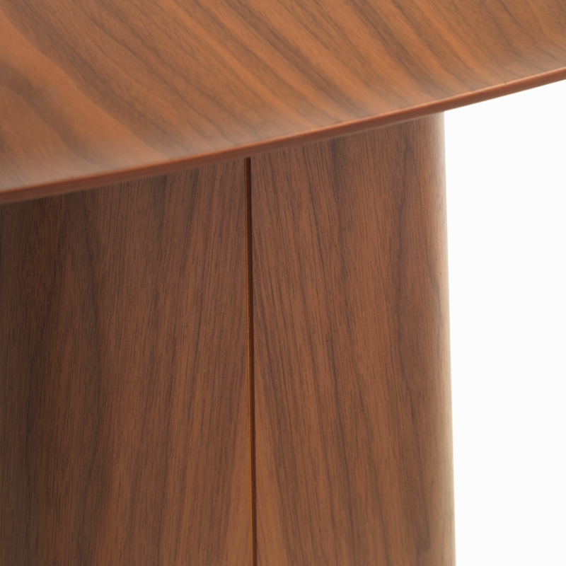 Table d'appoint guéridon WOODEN SIDE TABLE Noyer VITRA