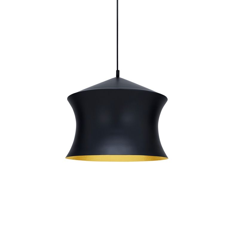 Suspension BEAT WAIST Noir/ laiton TOM DIXON