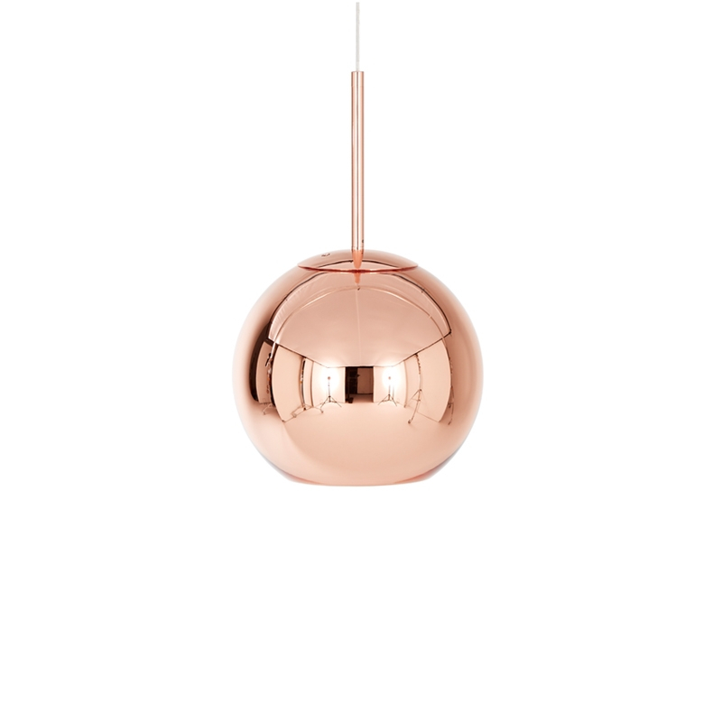Suspension COPPER ROUND Cuivre TOM DIXON