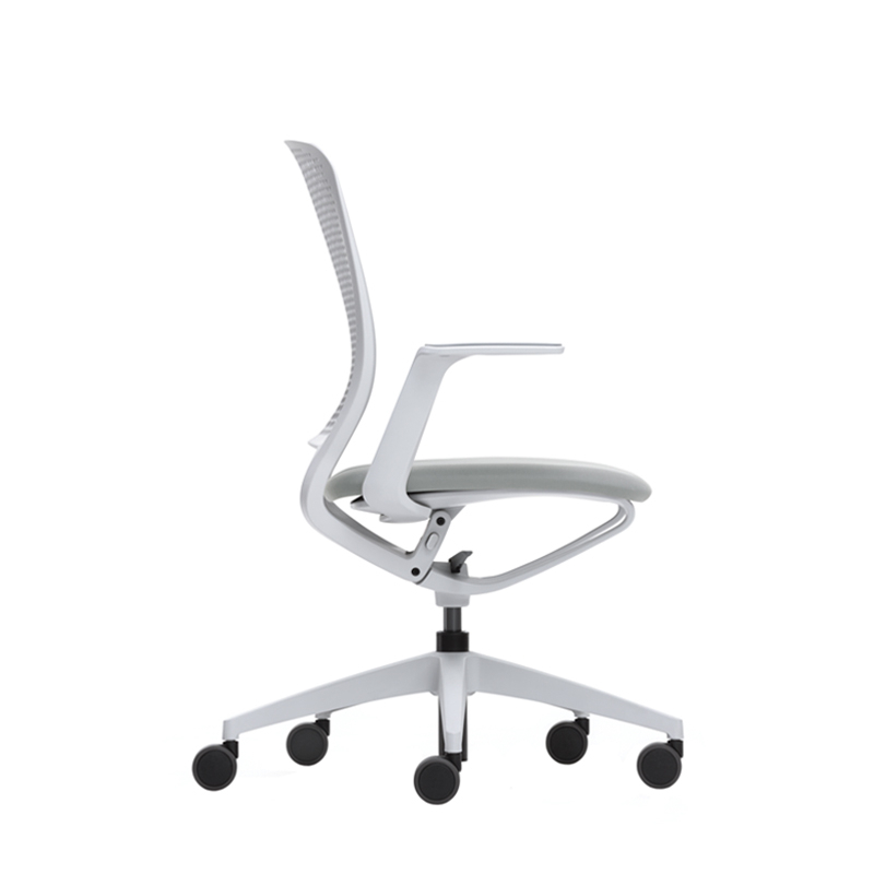 Fauteuil de bureau SE:MOTION assise rembourrée Gris clair 60011/ structure gris clair SILVERA PRO