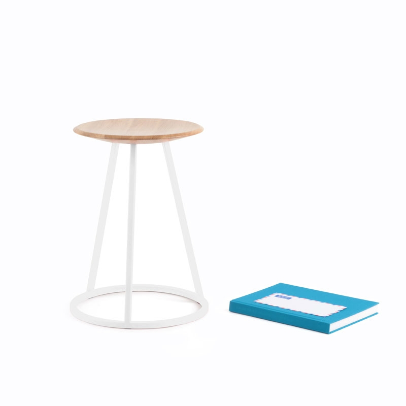 Tabouret GUSTAVE H45 Blanc HARTO