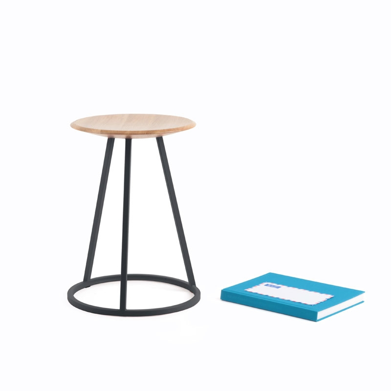 Tabouret GUSTAVE H45 Gris ardoise HARTO