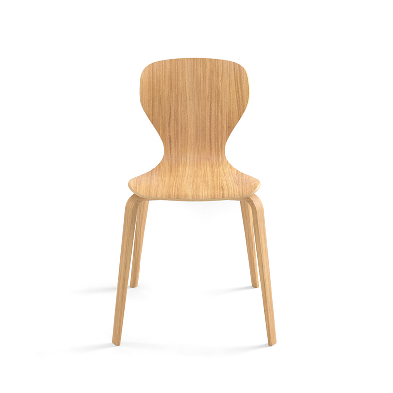 Chaise EARS pieds bois Chêne mat VICCARBE