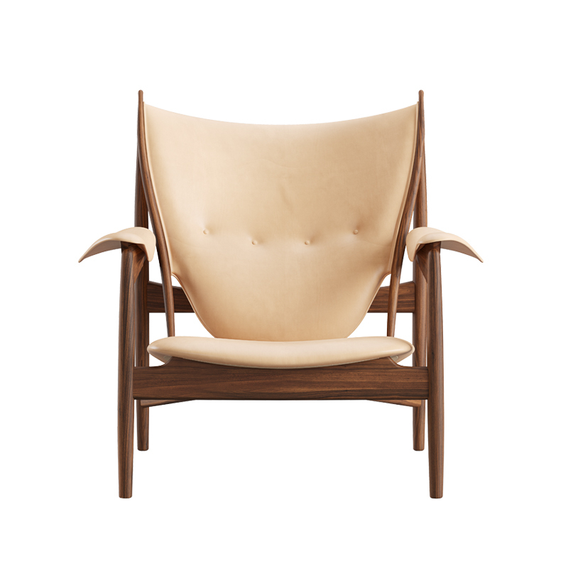 Fauteuil CHIEFTAIN Cuir Vegetal nature HOUSE OF FINN JUHL