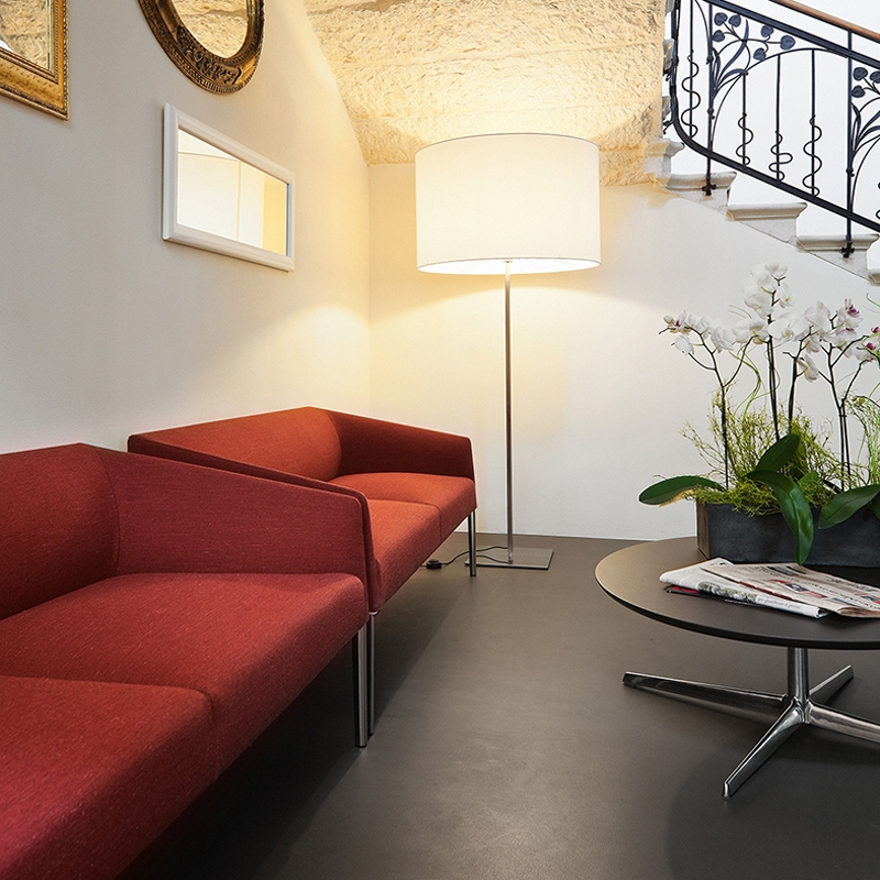 Canapé SAARI 2 places Orange ARPER