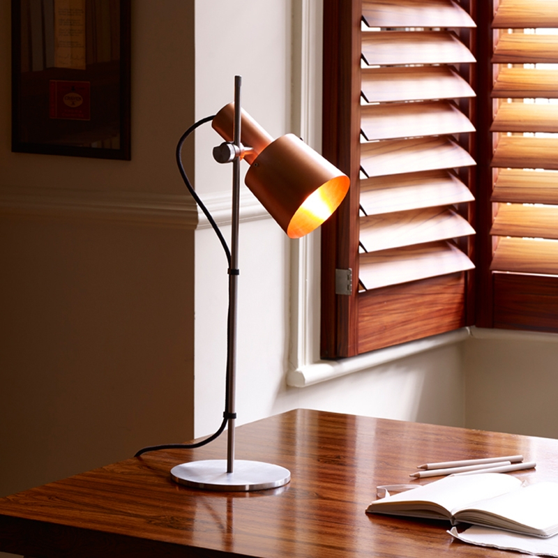 Lampe à poser CHESTER Cuivre ORIGINAL BTC