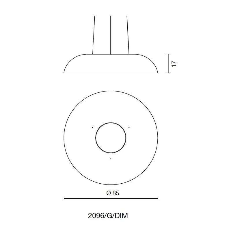 Suspension MAGGIOLONE Noir MARTINELLI LUCE