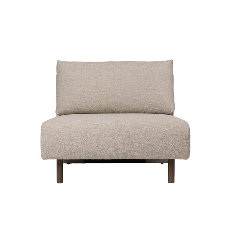 Canapé DASE module central Soft Bouclé Naturel FERM LIVING
