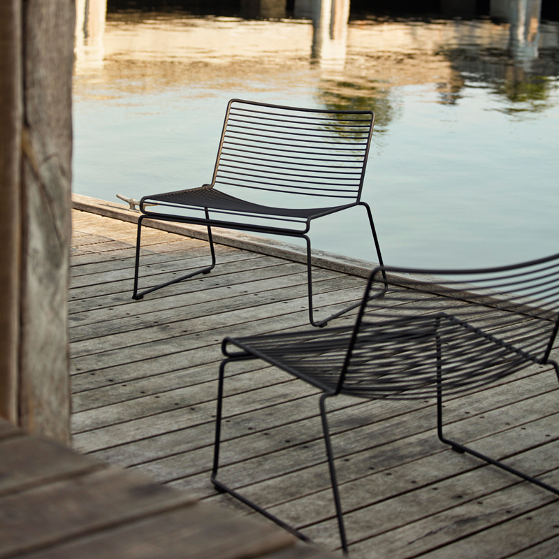 Fauteuil HEE LOUNGE Gris HAY