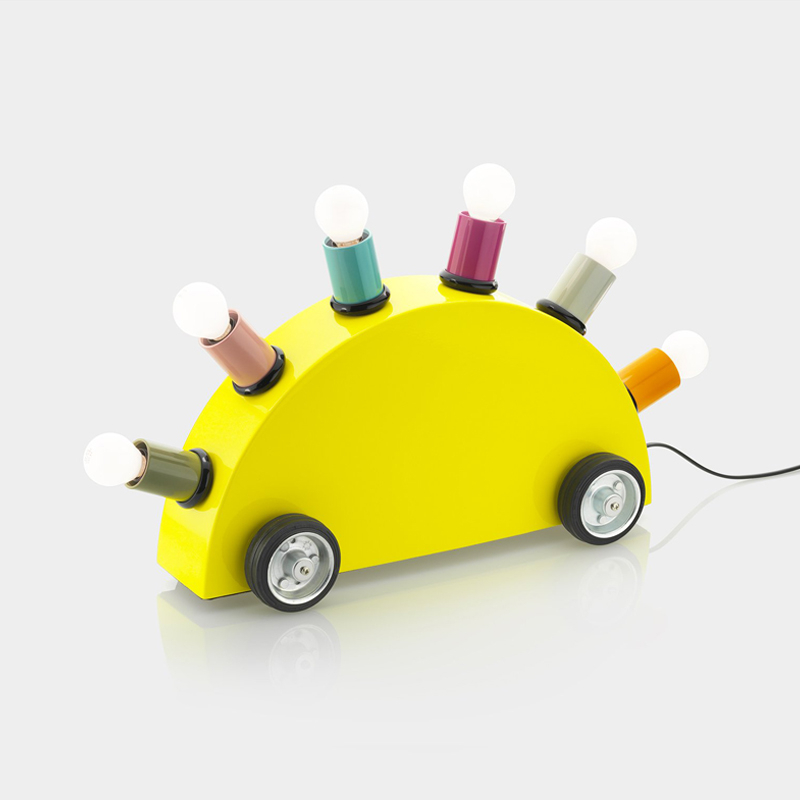 Lampe à poser SUPER Jaune MEMPHIS MILANO