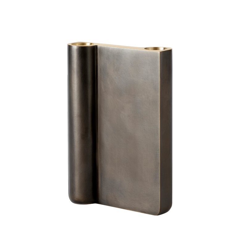 Photophore, bougeoir et bougie Bougeoir COLLECT CANDLEHOLDER Laiton bruni AND TRADITION