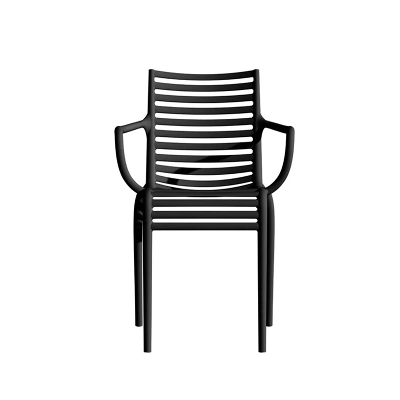 Chaise PIP-e avec accoudoirs Gris foncé DRIADE