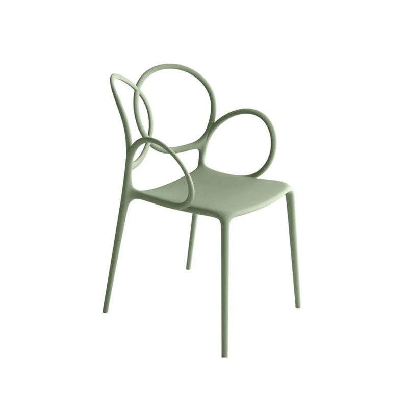 Chaise SISSI avec accoudoirs Vert DRIADE
