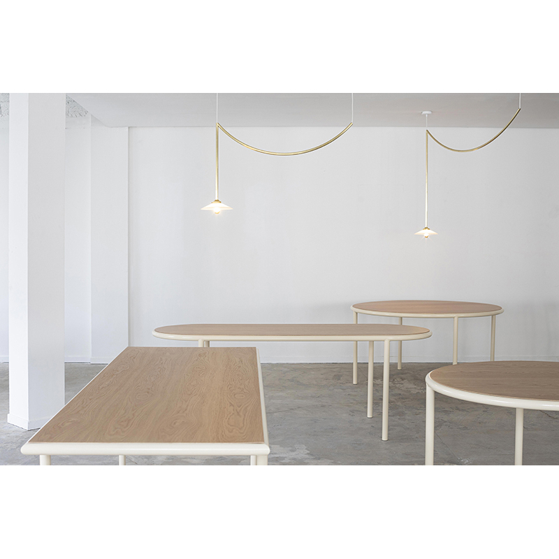 Table WOODEN TABLE OVAL Rouge VALERIE OBJECTS