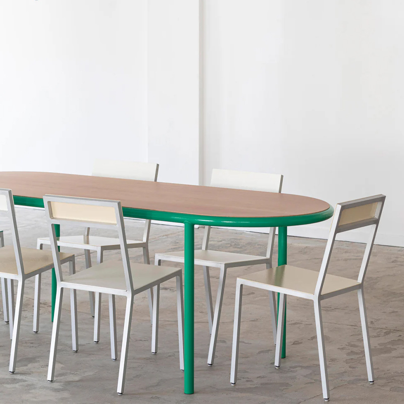 Table WOODEN TABLE OVAL Vert VALERIE OBJECTS