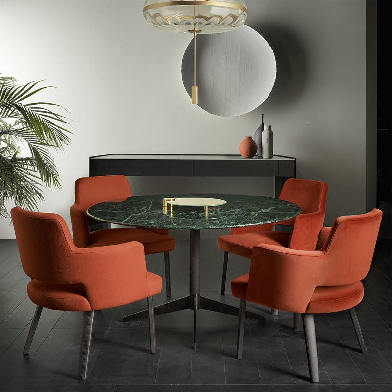 Table ZEN BLACK Marbre Verde Alpi GALLOTTI & RADICE