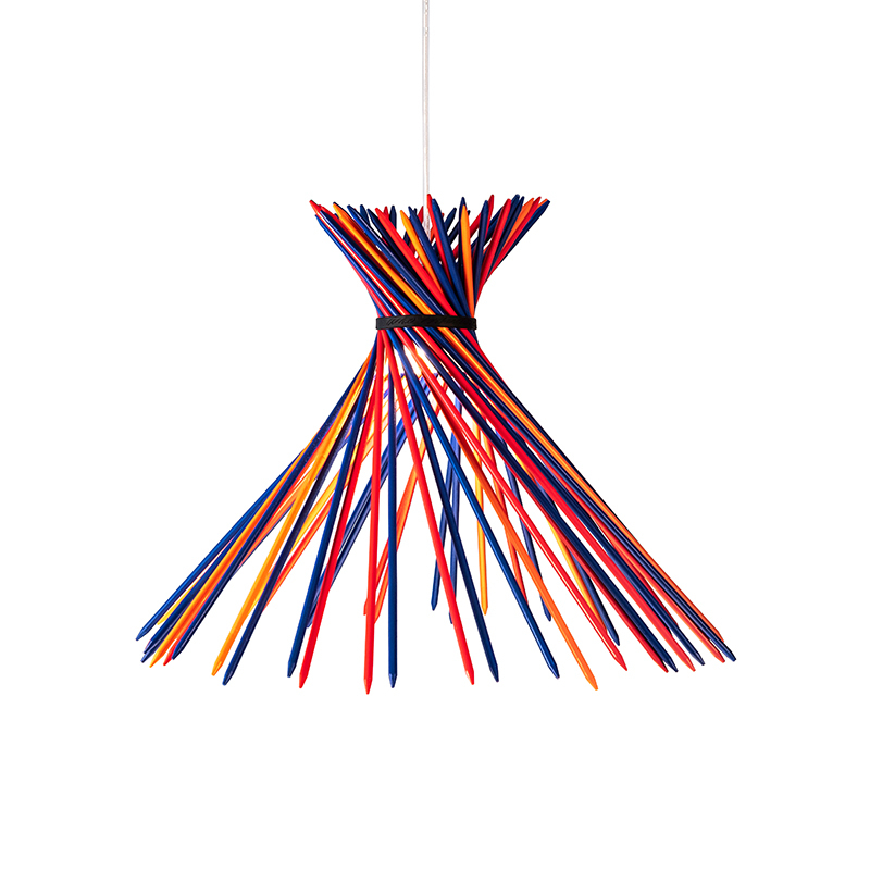 Suspension PIC-A-STIC Bleu-rouge vif/ Orange vif INGO MAURER