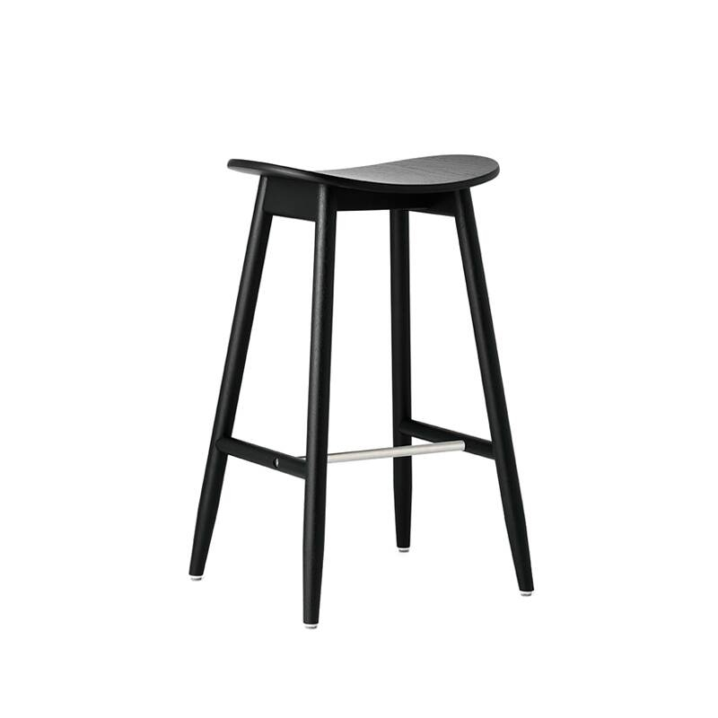 Tabouret haut ICHA BAR STOOL Noir MASSPRODUCTIONS