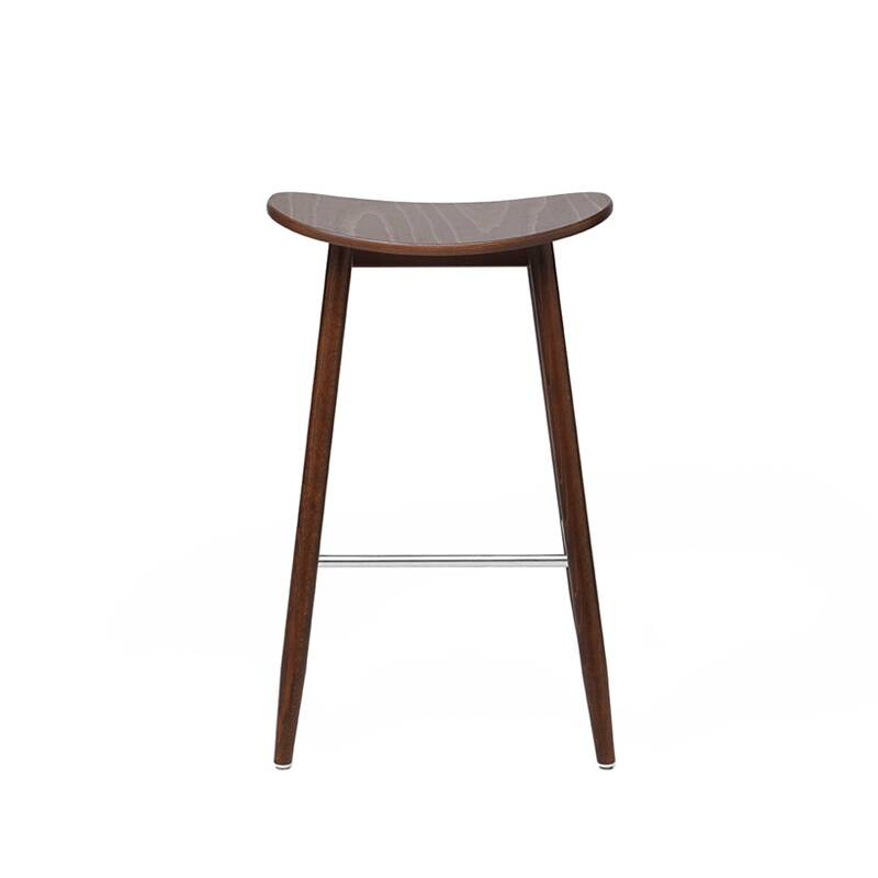 Tabouret haut ICHA BAR STOOL Noyer MASSPRODUCTIONS