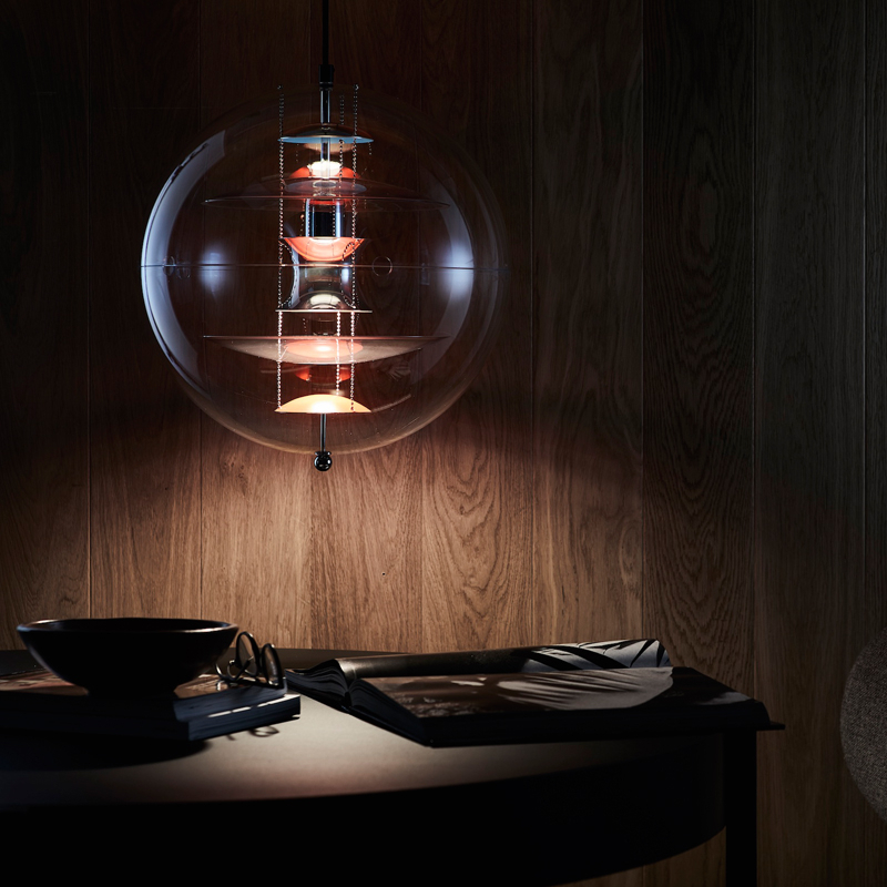 Suspension VP GLOBE Verre fumé VERPAN