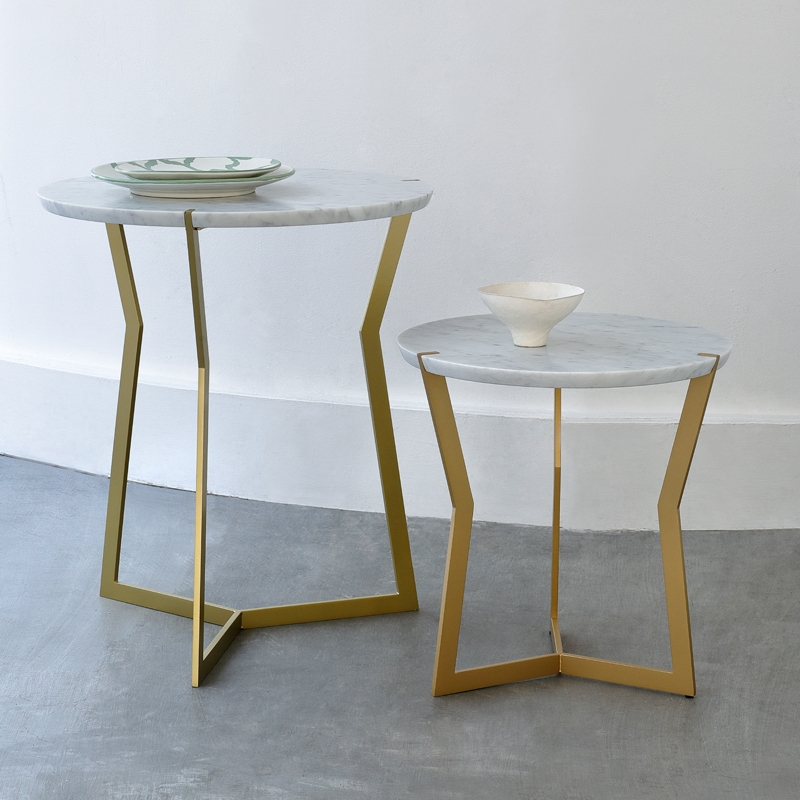 Table d'appoint guéridon STAR MINI Or COEDITION