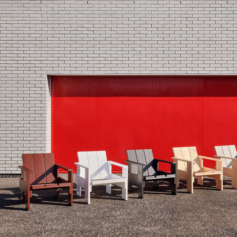 Fauteuil extérieur Fauteuil CRATE Blanc HAY