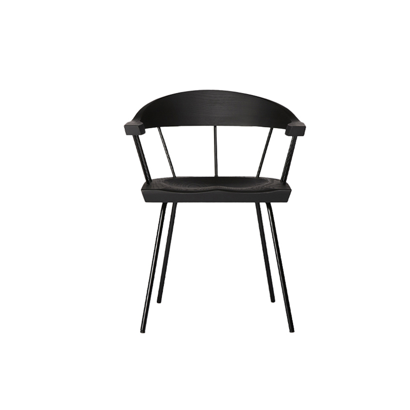 Chaise SPINDLE Frêne ébène/ noir BASSAMFELLOWS