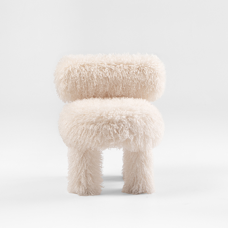 Siège enfant Chaise enfant BABY GROPIUS CS1 FLUFFY Azur cotonneux Ivoire NOOM HOME