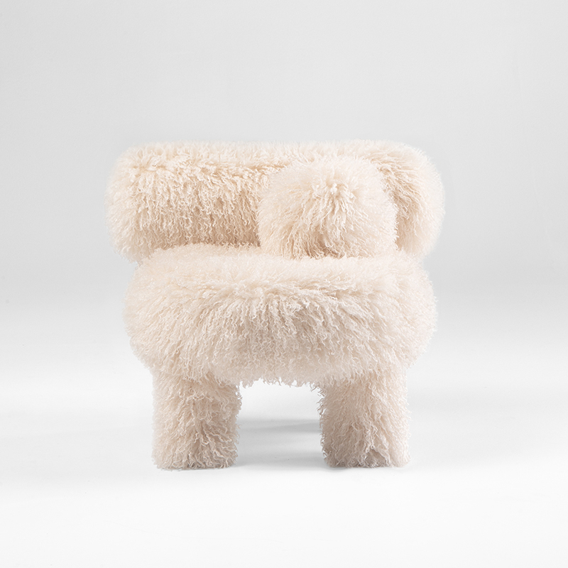 Siège enfant Fauteuil enfant BABY GROPIUS CS1 FLUFFY Azur cotonneux Ivoire NOOM HOME