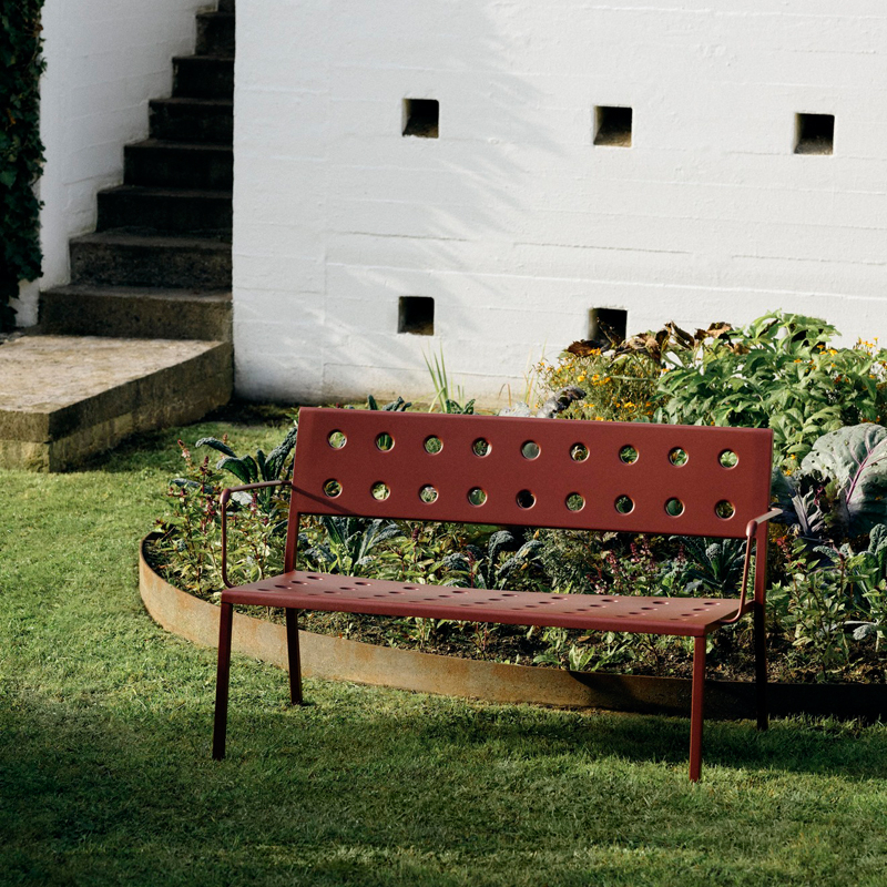 Banc extérieur Banc BALCONY LOUNGE avec accoudoirs Anthracite HAY