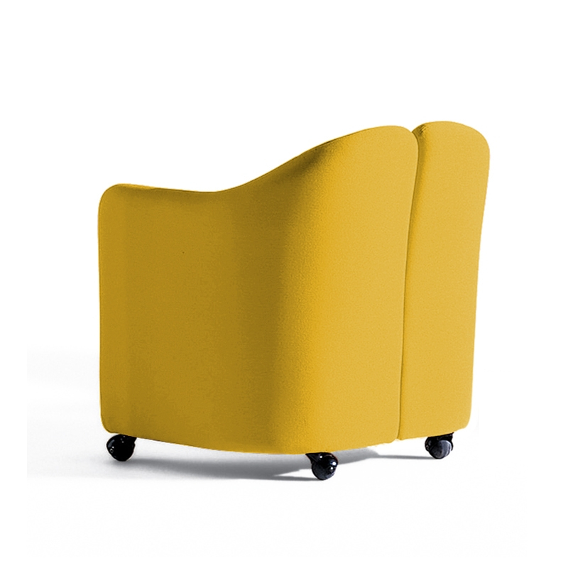 Fauteuil PS142 Jaune moutarde KU2A TECNO