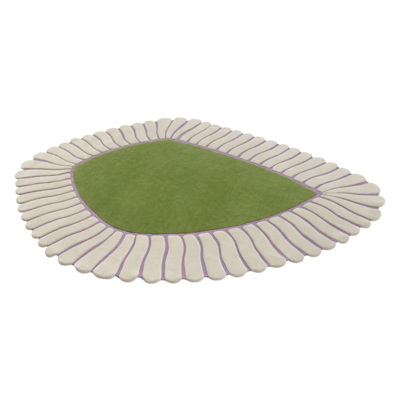 Tapis Tapis M'AMA NON M'AMA LARGE Perle/Olive CC-TAPIS