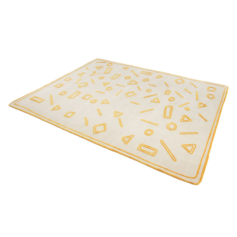 Tapis Tapis NAÏF GEOMETRIES Jaune CC-TAPIS
