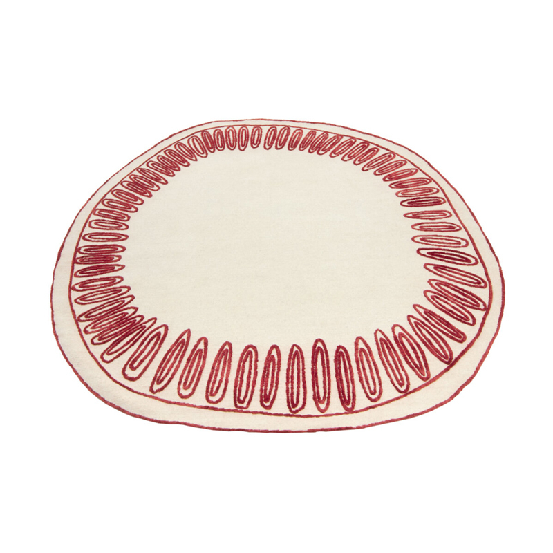 Tapis Tapis NAÏF CROWN Rouge CC-TAPIS