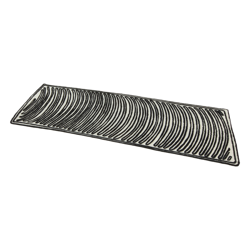 Tapis Tapis NAÏF CRESCENT Noir CC-TAPIS
