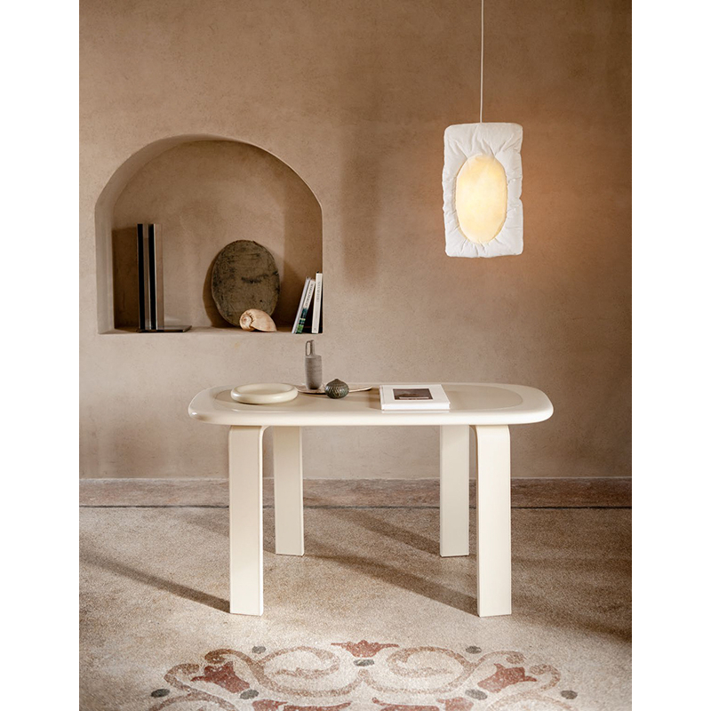 Bureau ORBIT Ivoire brillant T173 TACCHINI
