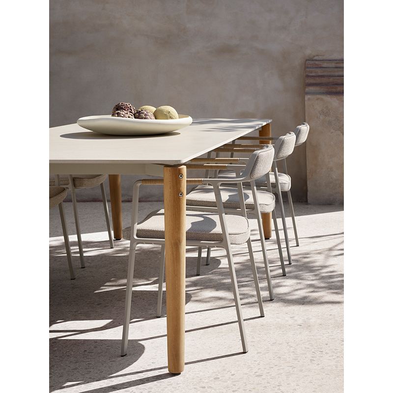 Chaise extérieur OPEN AIR Meadow gris clair VIPP