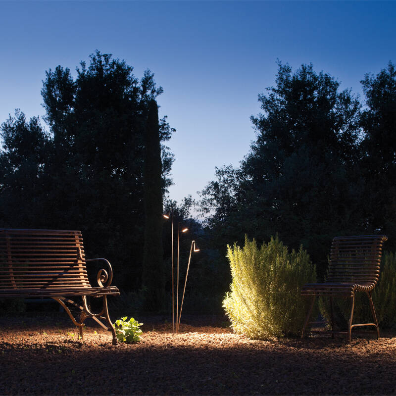 Luminaire extérieur Lampadaire BRISA 4635 Kaki VIBIA