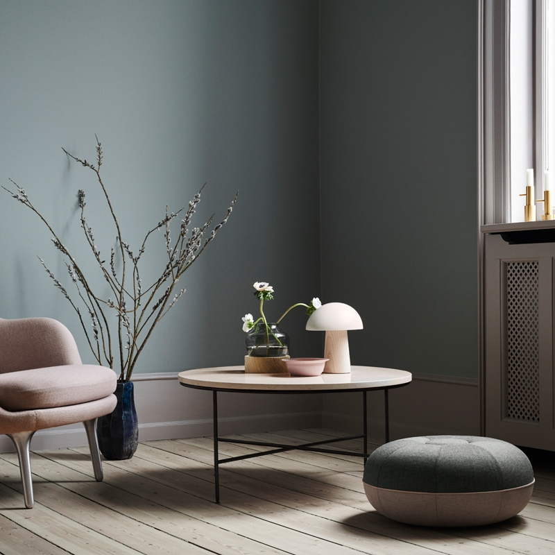 Table basse PLANNER Ø 80 Crème FRITZ HANSEN