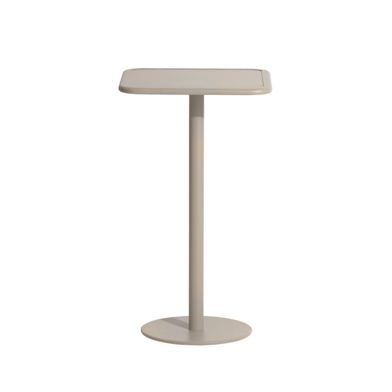 Table extérieur Mange-debout WEEK-END carré Dune PETITE FRITURE