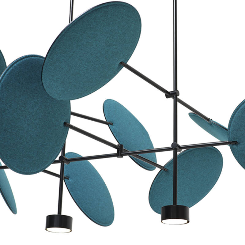 Suspension DIVA Large Bleu Sarcelle/ noir MOGG