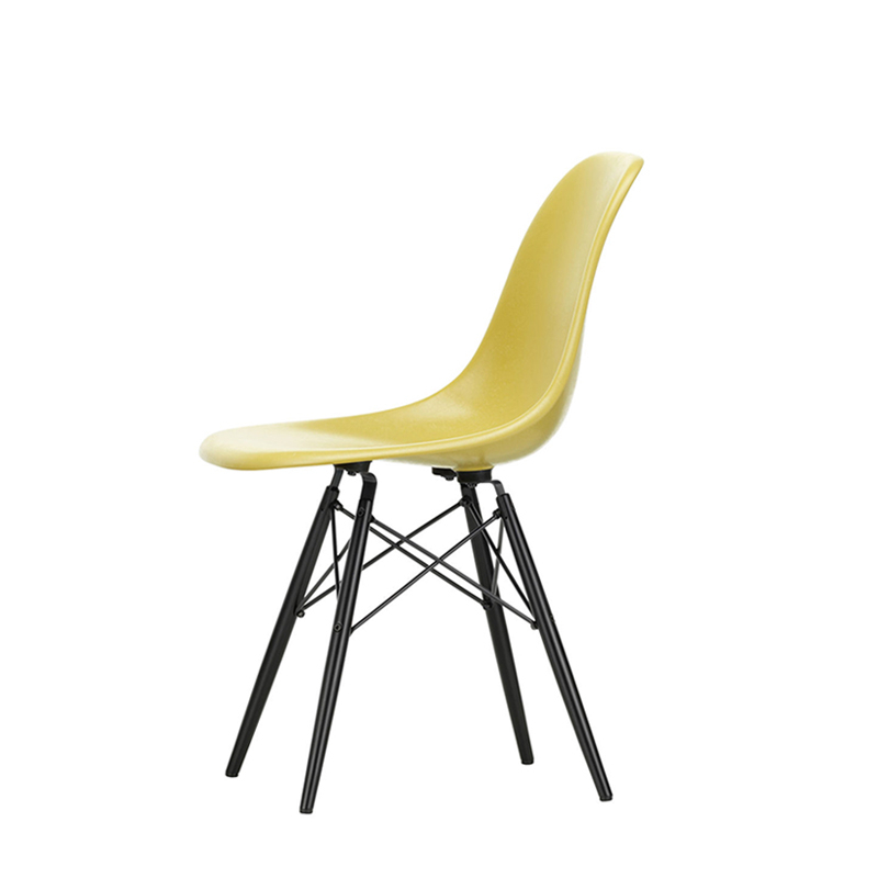 Chaise EAMES FIBERGLASS CHAIR DSW Ocre clair Eames VITRA